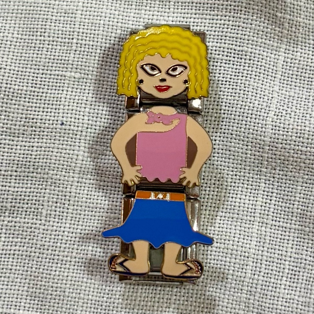 Y2K 3Link Uberry Italian Bracelet Charm NWOT